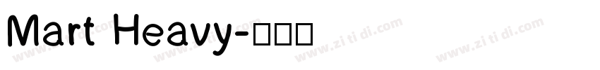 Mart Heavy字体转换